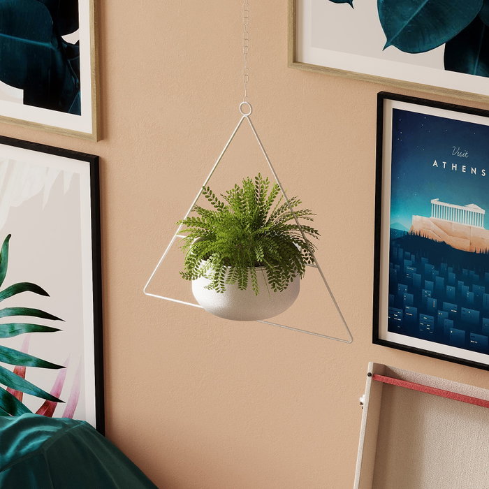 Aberto Design Maceta Decorativa Harpusta - Blanco